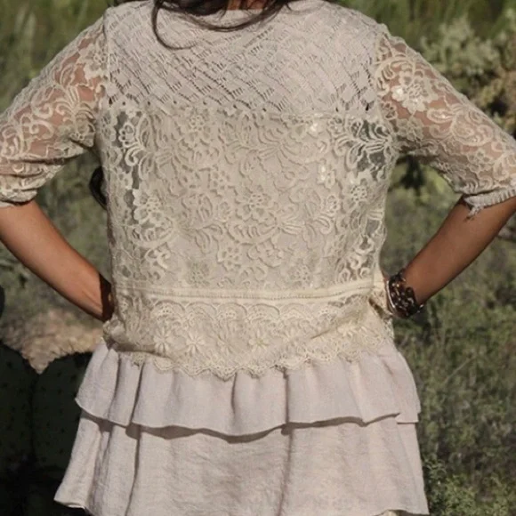 BOHO crochet fringe Tunic/Dress Selfie Couture by Trendology - Picture 2 of 9